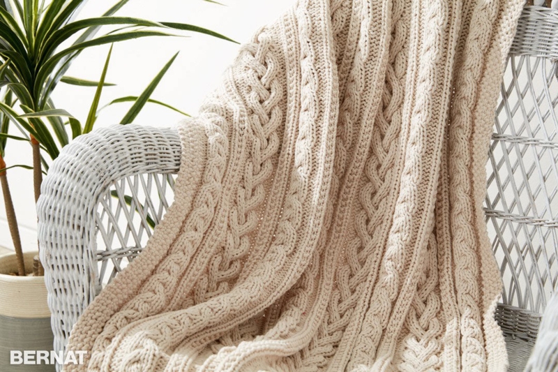 Throw Blanket Braided Cable Knit White Braided Cable Knit Throw Idea