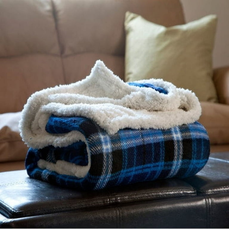 Throw Blanket, Brushed Flannel, Soft Drape for Couch