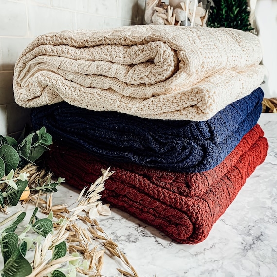 Throw Blanket Diamond Weave Boho Throw Blanket Styling Fringe Tassels