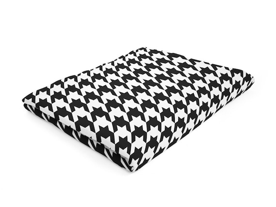 Throw Blanket Monochrome Fleece Black White Soft Graphic Throw