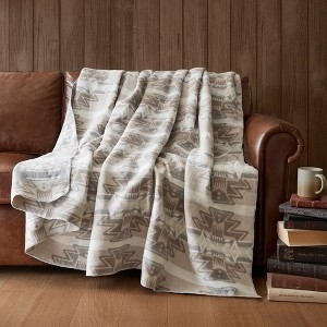 Throw Blanket Multicolored Paisley Pattern Woven Boho Eclectic