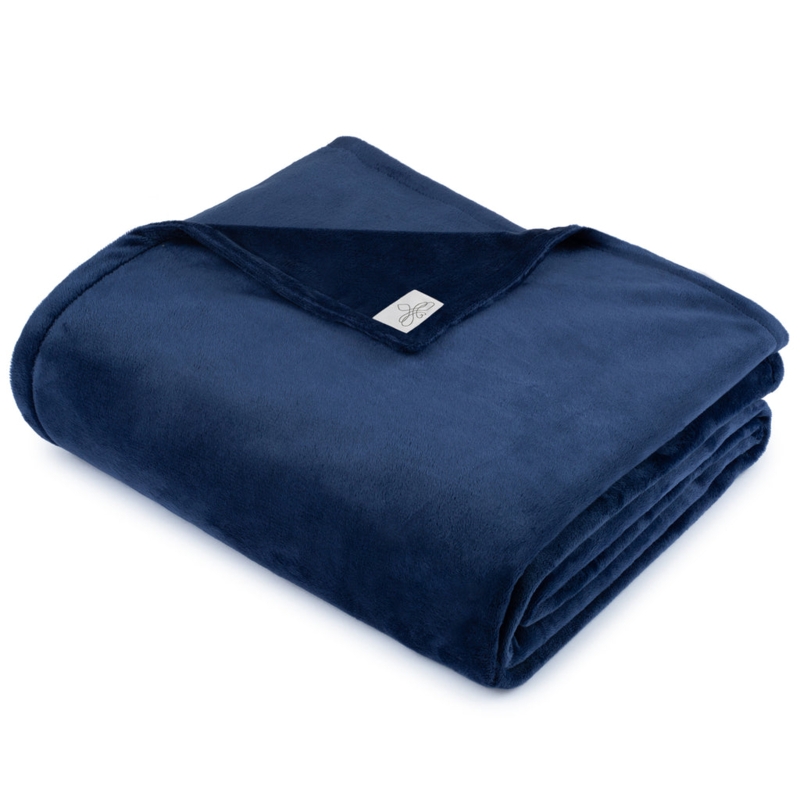 Throw Blanket Plush Minky Fabric Soft Texture Luxury Plush Throw Styling