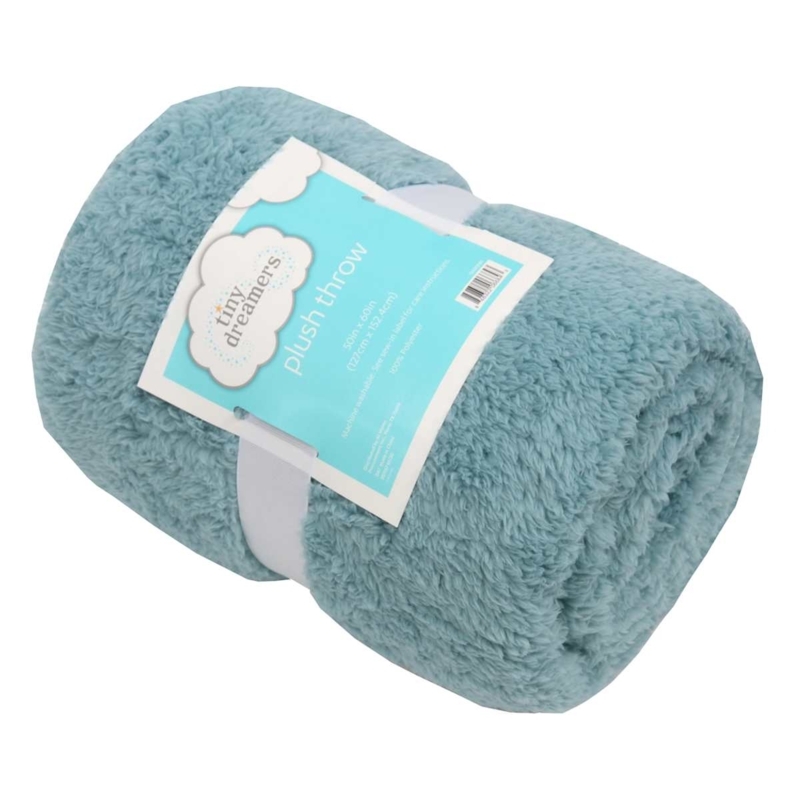 Throw Blanket, Plush Surface with Sherpa Lining, Two-Tone Snug Accent