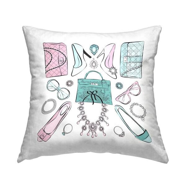 Throw Pillow Abstract Watercolor Pastel Palette Soft Modern