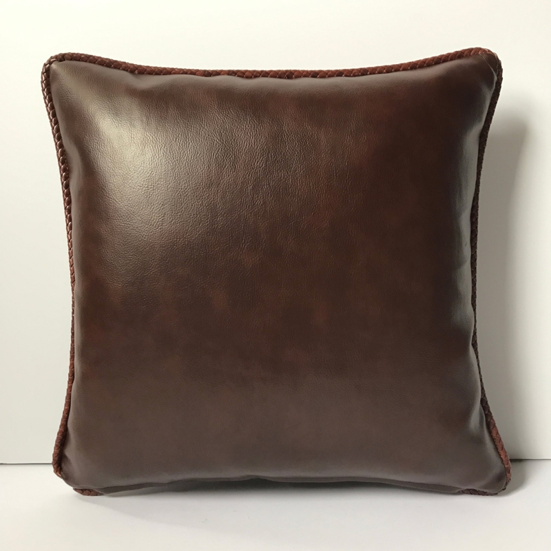 Throw Pillow: Black and White Southwestern Pattern, Corded Welt Trim