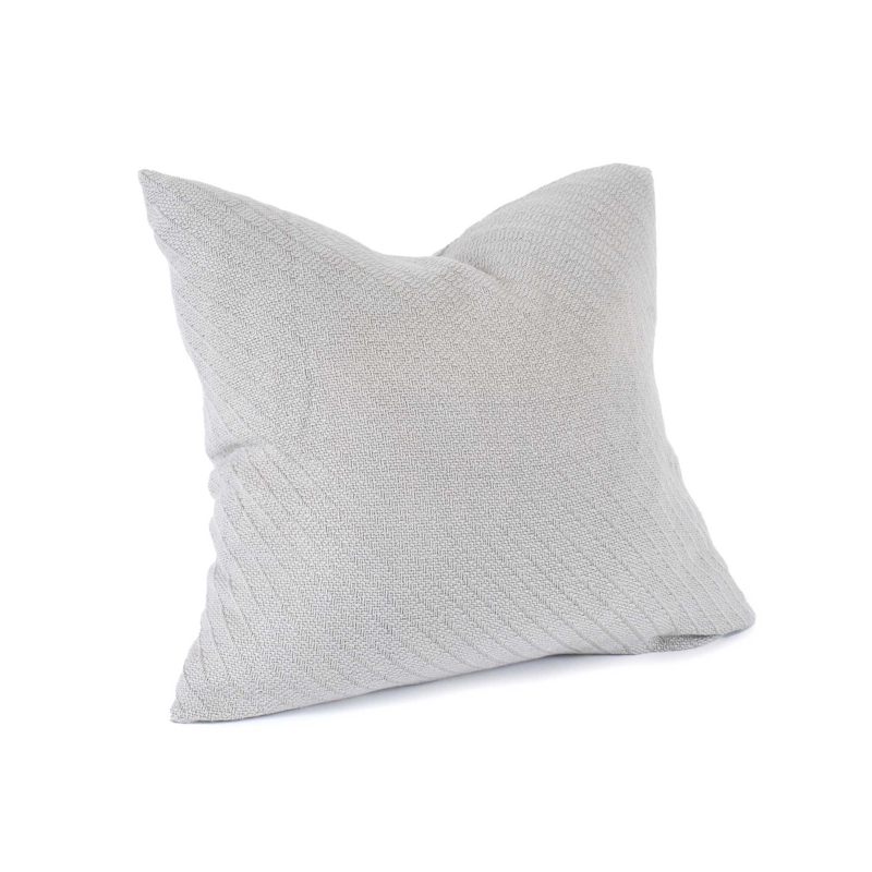 Throw Pillow Charcoal Grey Waffle Weave Texture
