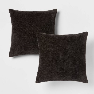 Throw Pillow Chenille Texture Plush Tufted Styling