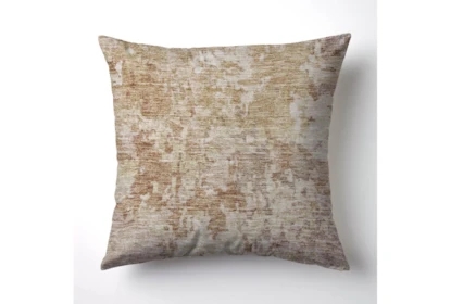 Throw Pillow Chunky Woven Texture Trellis Relief Matte Earthy Tone Decor