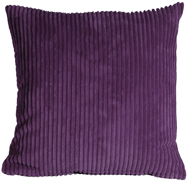 Throw Pillow Corduroy Ribbed Surface, Modern Accent Square