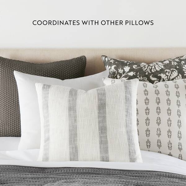 Throw Pillow Cream Chunky Seed Stitch Knit, textured cream knit cushion
