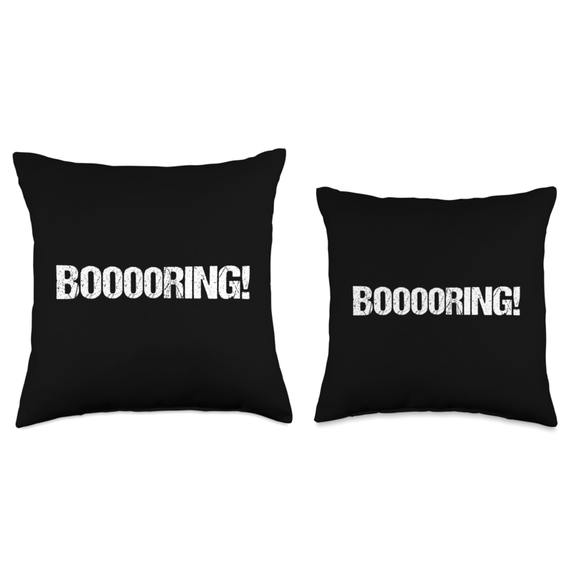Throw Pillow featuring Sarcastic Graphic Typography on Linen Look Fabric