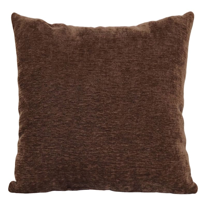 Throw Pillow: Large Format with Cozy Chenille Texture