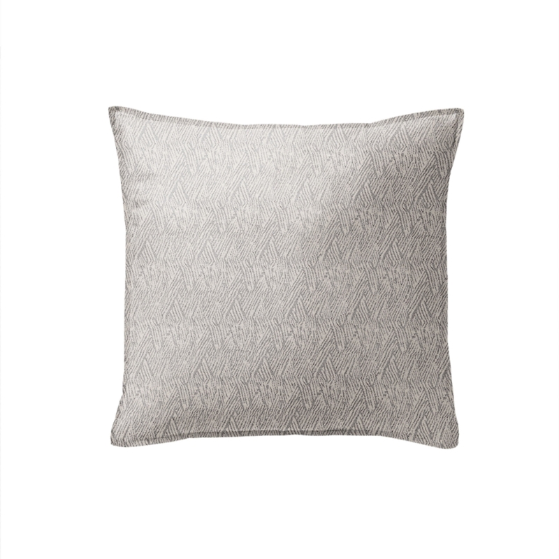 Throw Pillow: Navy Blue Paisley Print with Piped Edges, Traditional Style.