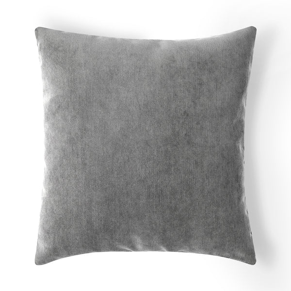 Throw Pillow pair featuring soft plush nap texture in monochromatic tones