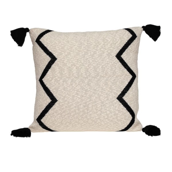 Throw Pillow: Popcorn Boucle Texture Cream Minimalist Tactile Accent
