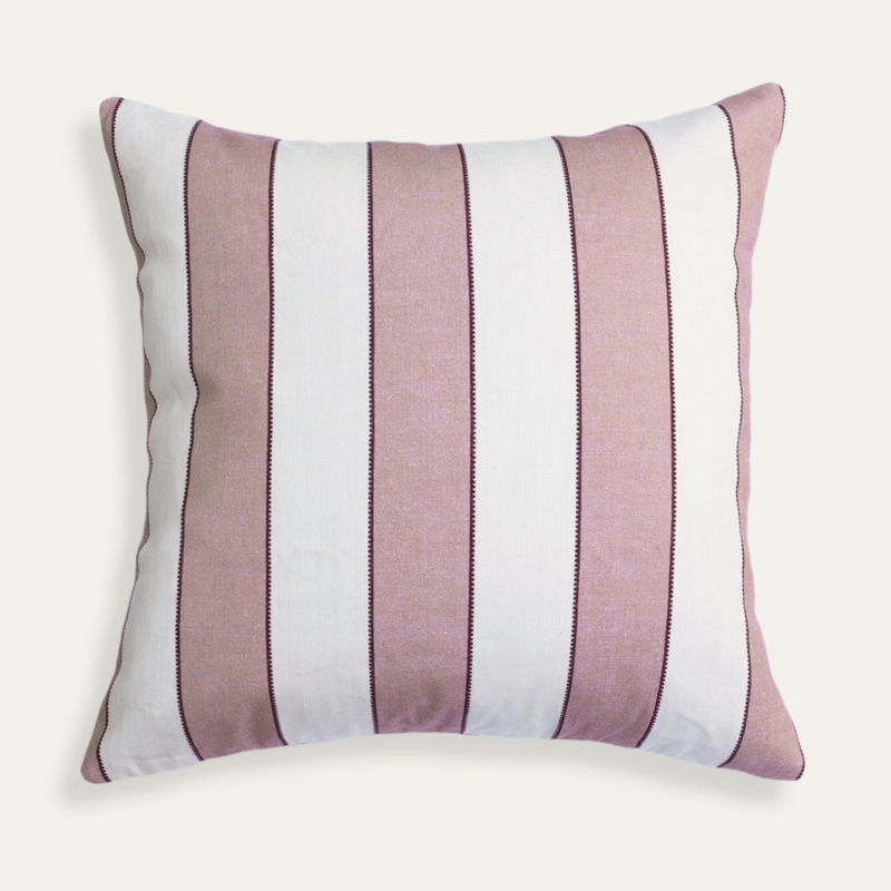 Throw Pillow Rosewood Botanical Print Linen Like Traditional Floral