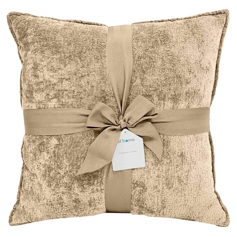 Throw Pillow Set: Nubby Chenille Texture, Cozy Modern Farmhouse