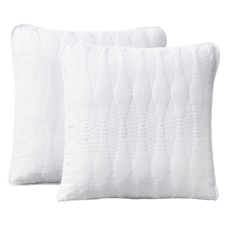 Throw Pillow Vertical Embroidery Washed Microfiber Matte Finish Cushions