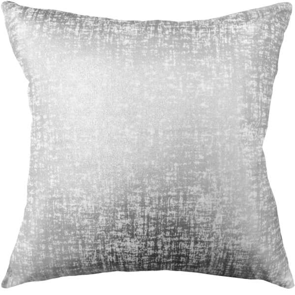 Throw Pillow with unique metallic foiled finish and cracked ice texture