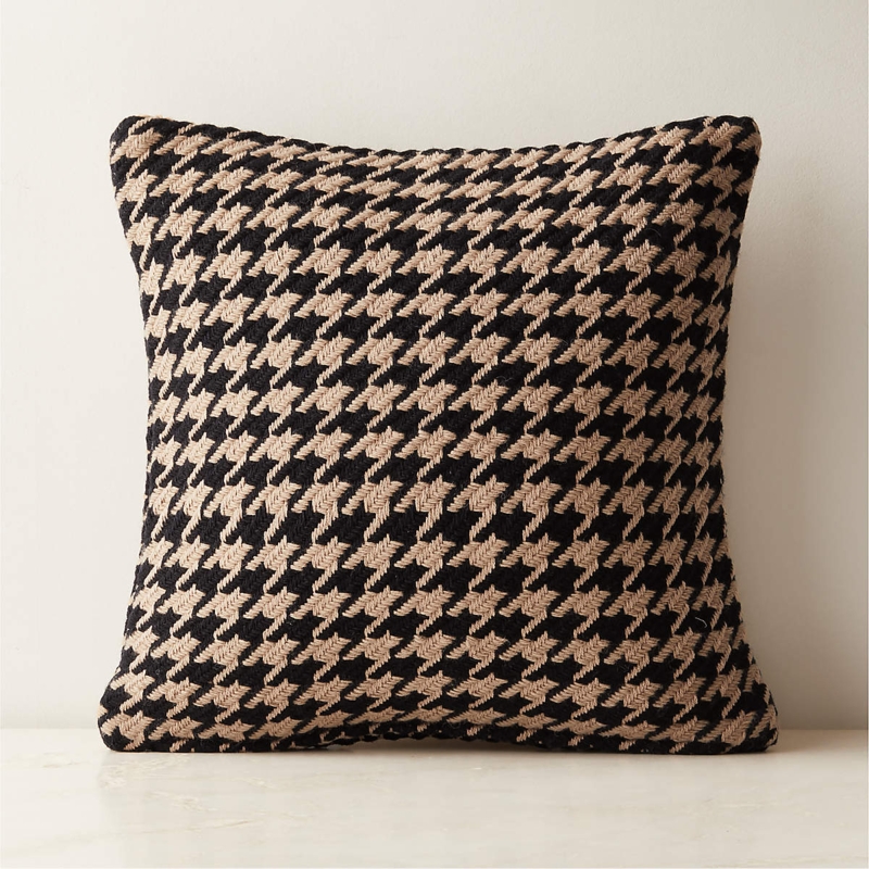 Throw Pillow Wool Blend Nubby Texture Textured Wool Throw Pillow