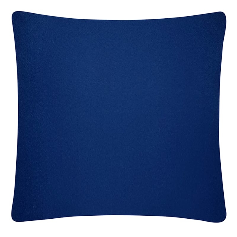 Throw Pillow Woven Piped Edges Coastal Accent