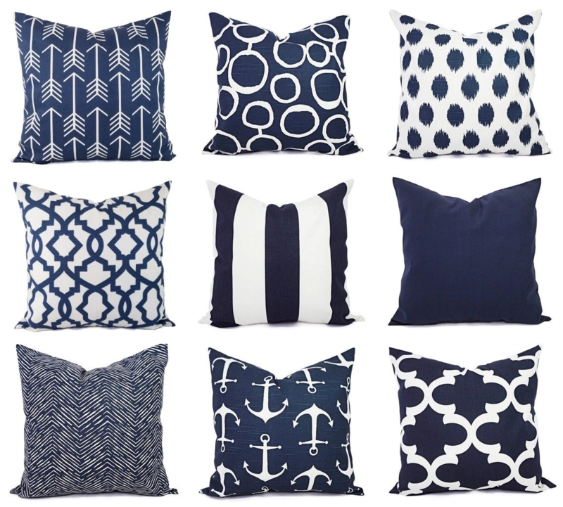 Throw Pillow Woven Texture Matte Cushion