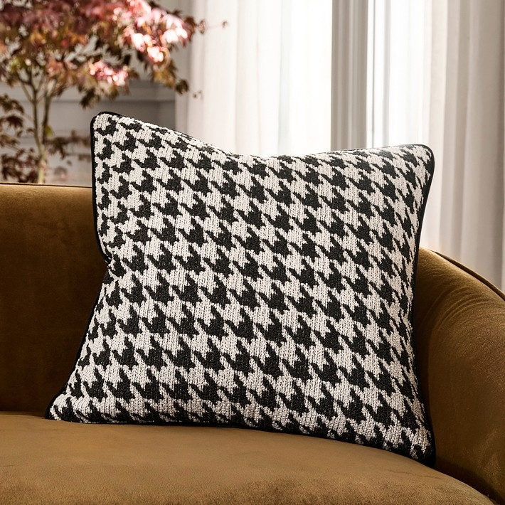 Throw Pillow Woven Texture Sophisticated Neutral Textile Accents