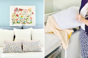 Throw Pillows: Contemporary Navy and Terracotta Palette, Mixed Patterns