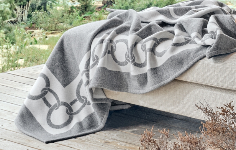 Tonal Throw Blanket Stack Neutral Cream Beige Camel Luxury