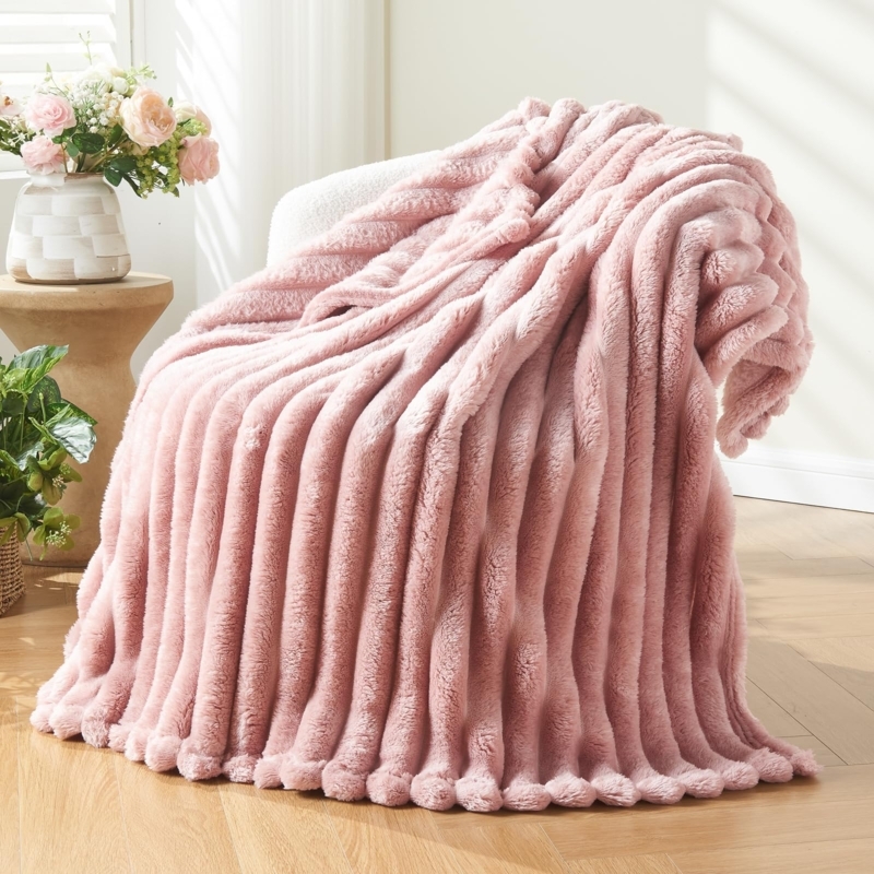 Pink Blankets & Throws