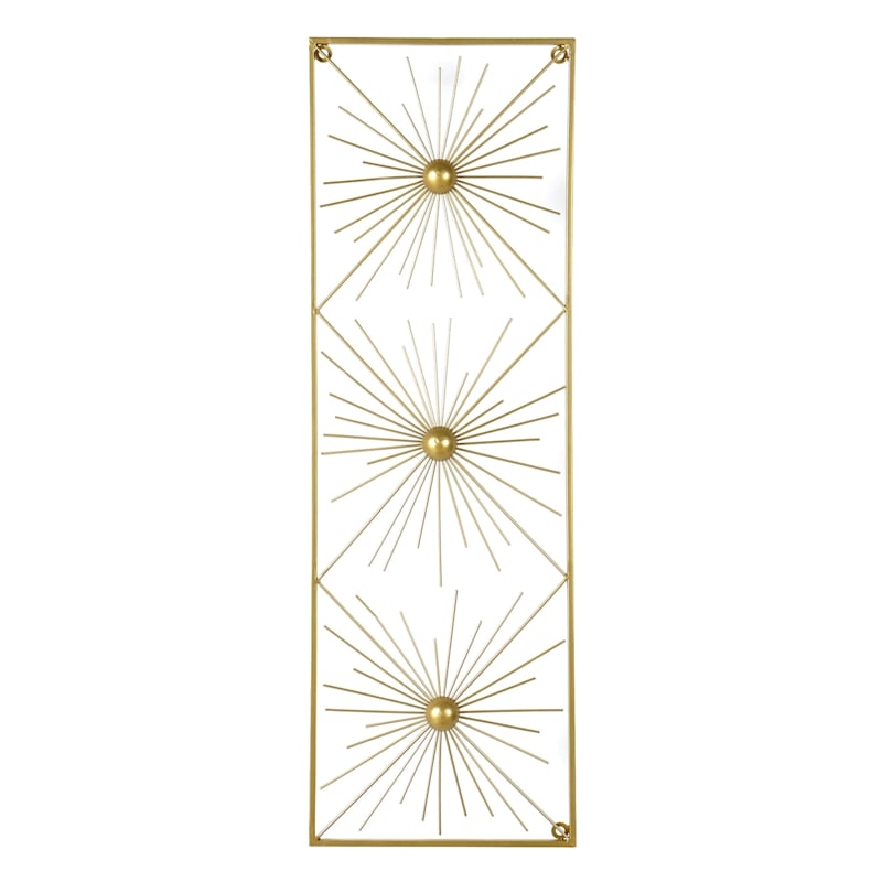 Wall Art Vertical Geometric Open Frame Abstract