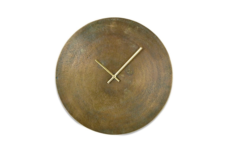 Wall Clock Chic Chain Hanging Mechanism Skeleton Metal