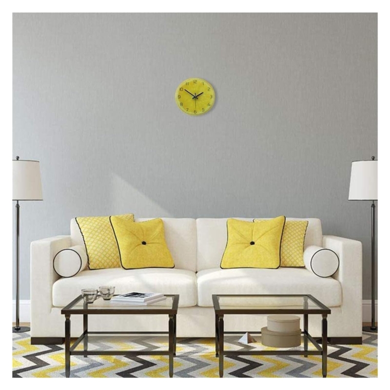 Wall Clock, Lime Slice Graphic, Photorealistic, Acrylic, Whimsical Decor