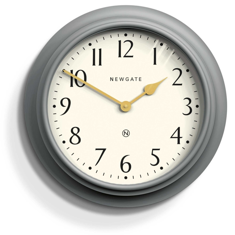 Wall Clock Matte Finish Oversized Design Transitional Style