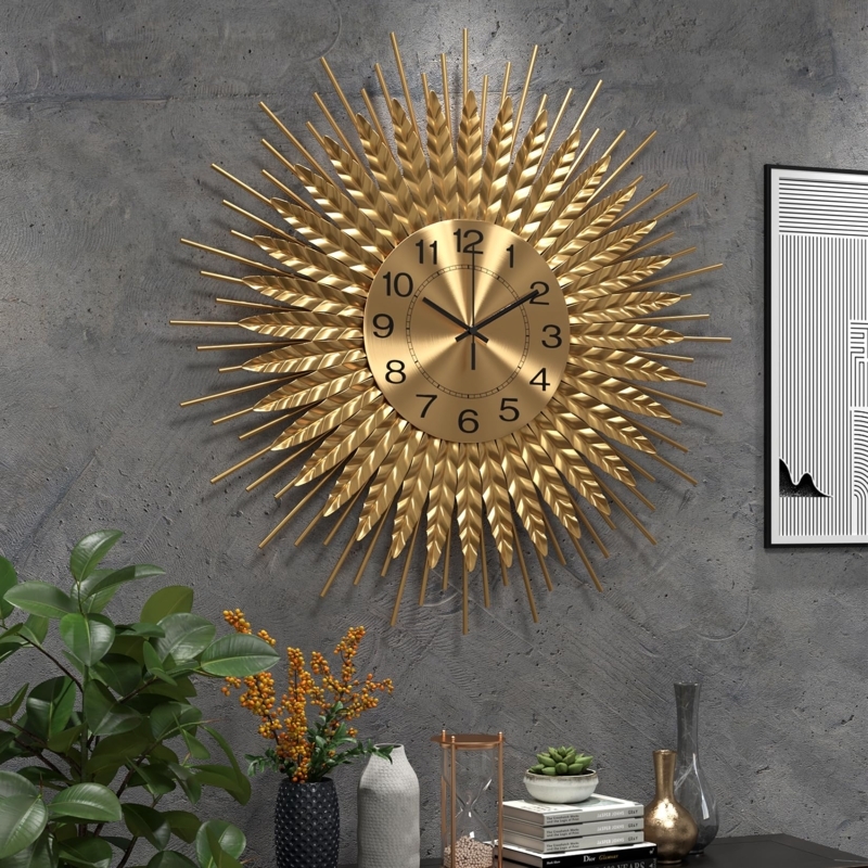 Gold Wall Clocks