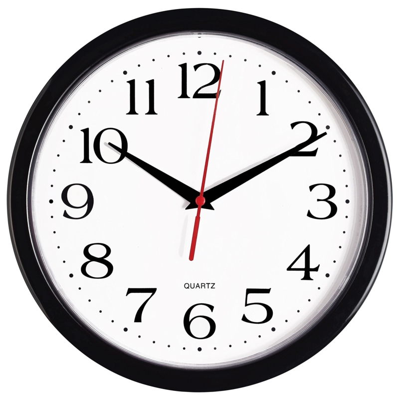 Black Wall Clocks