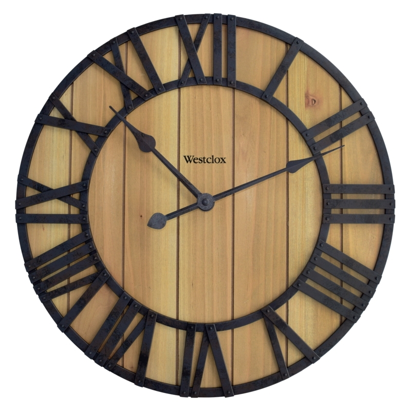 Natural Finishes Wall Clocks