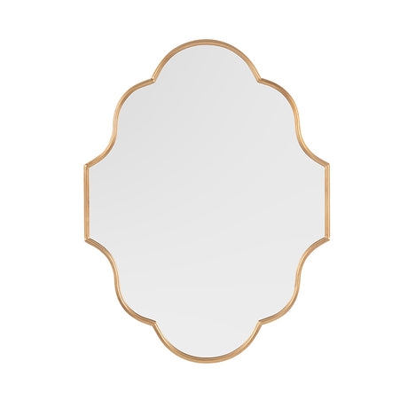 Wall Mirror Rectangular Thick Wood Frame Antler Mount Decor Rustic