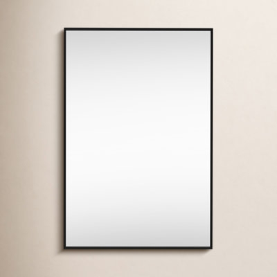 Wall Mirror Rectangular Thin Gold Frame Bedroom Decor