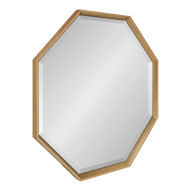 Wall Mirror Slender Gold Frame for Glam Bathroom Vanity Ideas