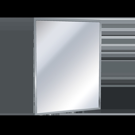 Wall Mirror Slim Bezel, Mitered Corners, Polished Industrial Style