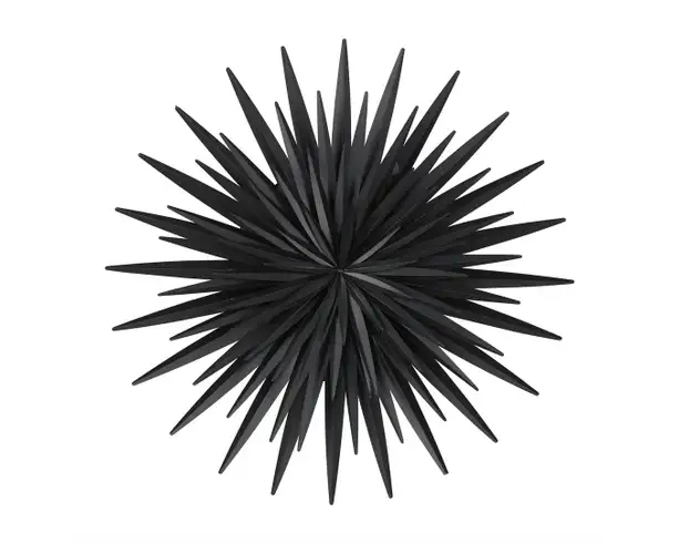 Wall Sculpture: Large 3D Layered Sunburst Round Decor