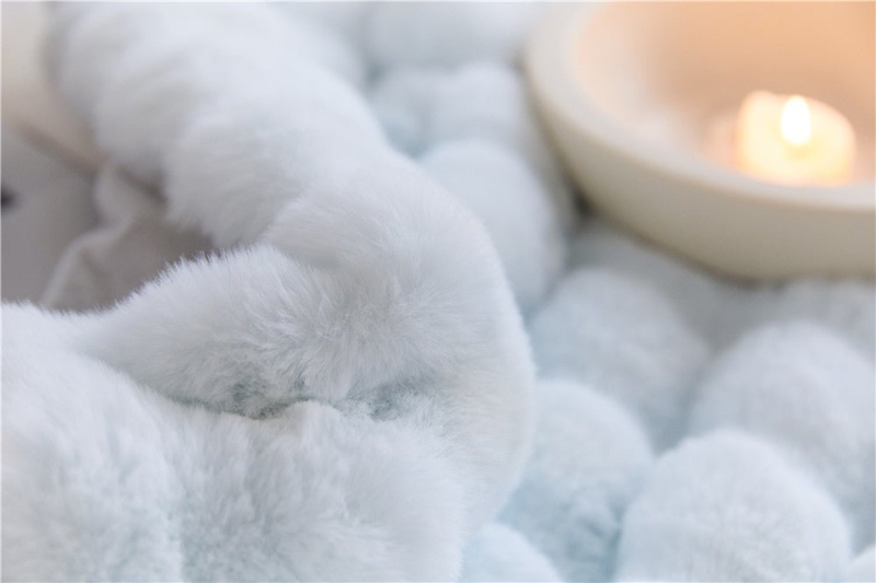 White Shaggy Throw Blanket: Long Pile, Long Pile White Shaggy Throw