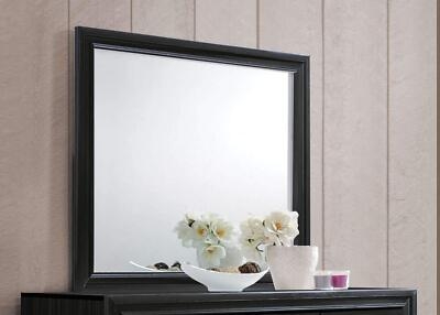 Wooden Dresser Mirror Support Rails Light Brown Finish