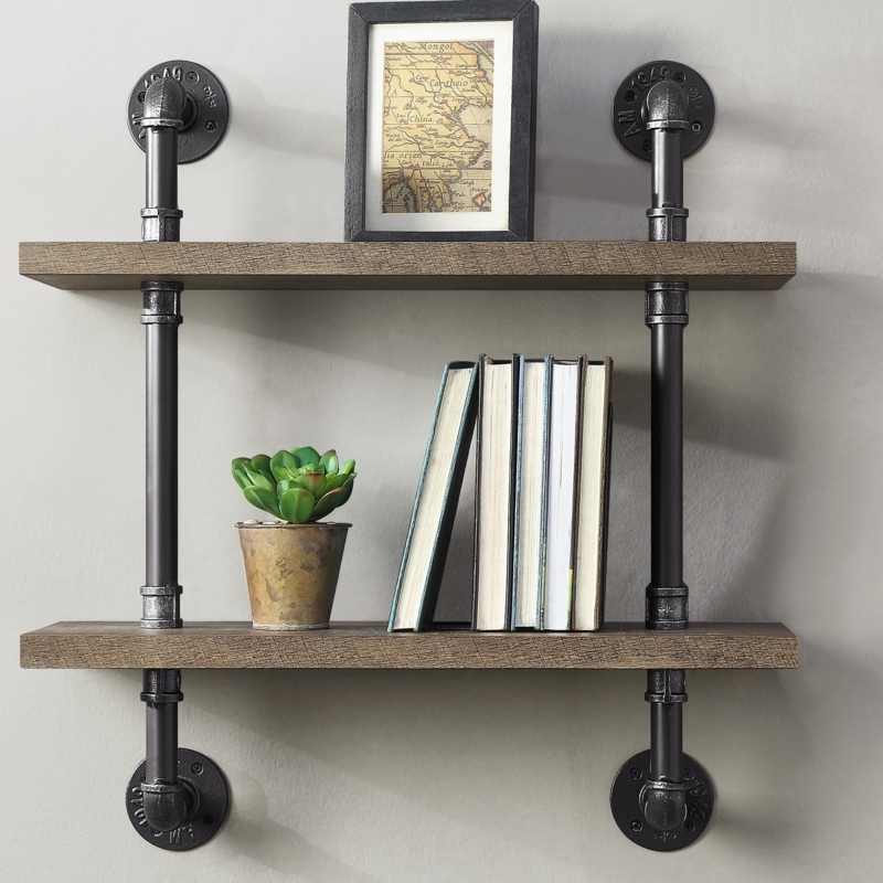 2-Shelf Wall Mounted Shelving at