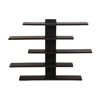 5-Tier Floating Wall Shelf, Wooden Display Rack for Tonie Figures, Shot  Glasses, Mini Collectibles and Decor -