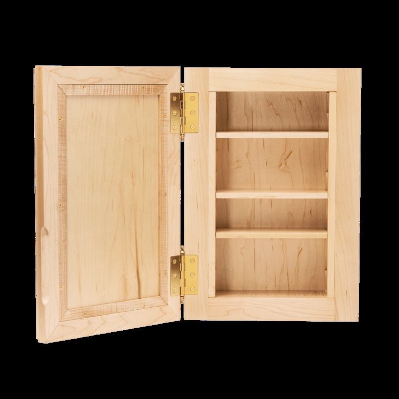 Accent Cabinet Maple Grain Tall Tapered Legs Scandinavian Style