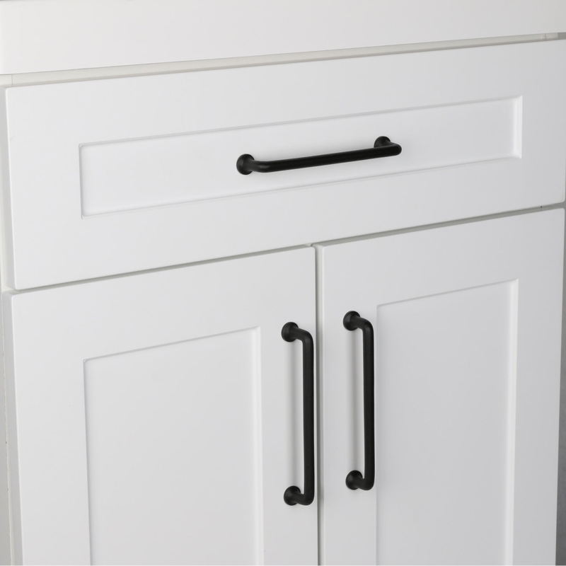 Ageless Iron Barn 6" Round Corner Handle Cabinet Pull Ageless Iron