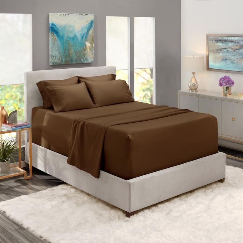 All White Sheet Set Extra Pillowcases Hotel Bedding Style
