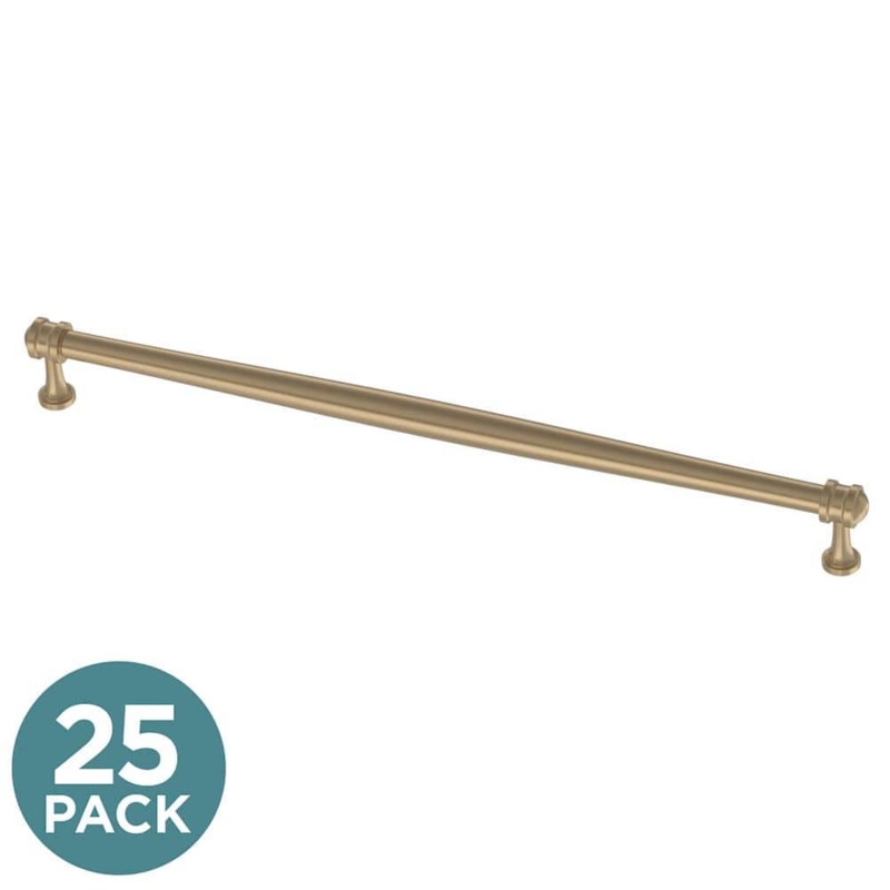Bar Pull Champagne Bronze Long Silhouette Transitional Kitchen Handles